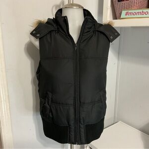 Express Black Vest Size M